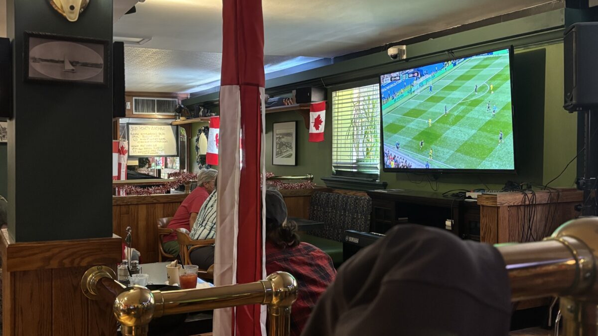 World Cup action in James Bay